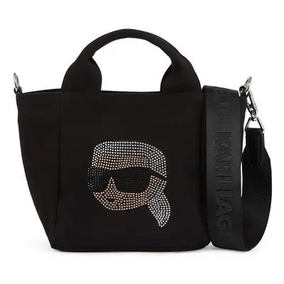 Karl Lagerfeld Shopper táska bézs / fekete / ezüst / fehér