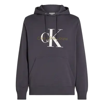 Calvin Klein Jeans Tréning póló 'SEASONAL' méz / sötétszürke / fehér