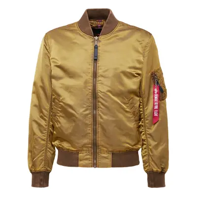 ALPHA INDUSTRIES Átmeneti dzseki 'MA-1 VF' barna / méz / piros / fehér