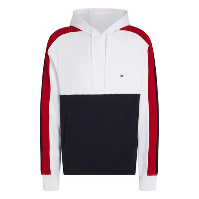 TOMMY HILFIGER Tréning póló tengerészkék / piros / fehér