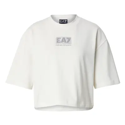 EA7 Emporio Armani Póló ezüst / fehér