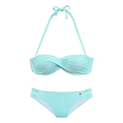 s.Oliver Bikini türkiz / fehér