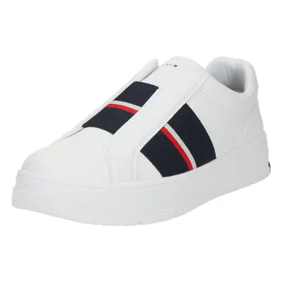 TOMMY HILFIGER Sportcipő tengerészkék / piros / fehér