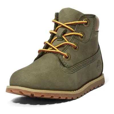 TIMBERLAND Bakancsok sárga / sötétzöld