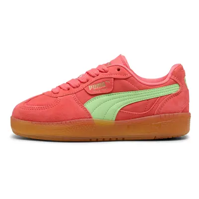 PUMA Rövid szárú sportcipők 'Palermo Moda Xtra Gum' világoszöld / lazac