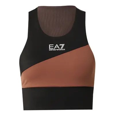 EA7 Emporio Armani Sportmelltartók gesztenyebarna / barna melír / fekete