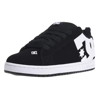 DC Shoes Rövid szárú sportcipők 'Court Graffik' fekete / fehér