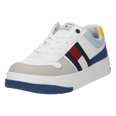 TOMMY HILFIGER Sportcipő kék / greige / piros / fehér