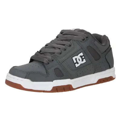 DC Shoes Rövid szárú sportcipők 'STAG' szürke / fehér