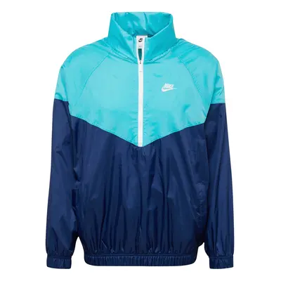 Nike Sportswear Átmeneti dzseki 'Windrunner' tengerészkék / türkiz / fehér