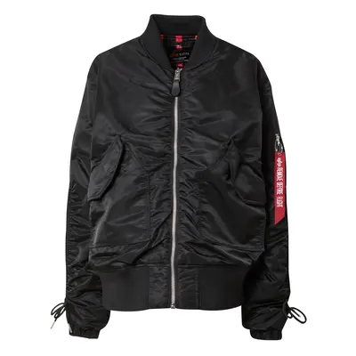 ALPHA INDUSTRIES Átmeneti dzseki piros / fekete / fehér