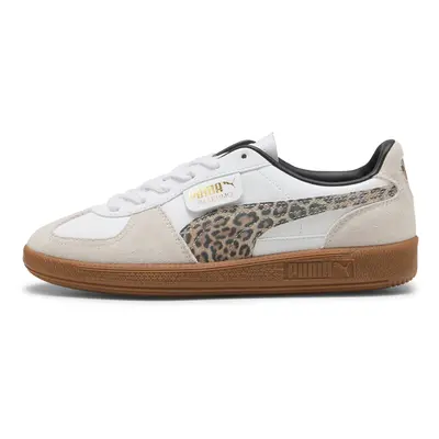 PUMA Rövid szárú sportcipők 'Palermo Leo' bézs / taupe / fekete / fehér