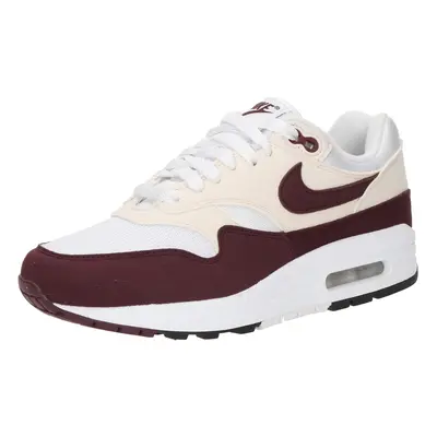 Nike Sportswear Rövid szárú sportcipők 'Nike Air Max 87' sötétvörös / fehér / piszkosfehér