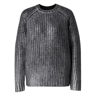 WRANGLER Pulóver 'FOILED SWEATER' ezüst