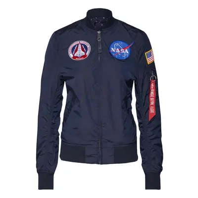 ALPHA INDUSTRIES Átmeneti dzseki ' MA-1 TT NASA' kék / tengerészkék / piros / fehér