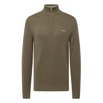 GANT Pulóver khaki / fehér