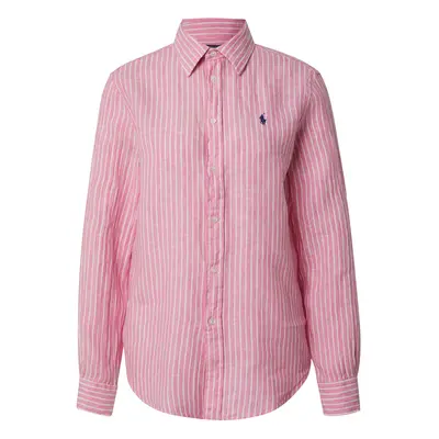 Polo Ralph Lauren Blúz 'CLASSIC' rózsaszín / fehér