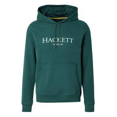 Hackett London Tréning póló 'HERITAGE' smaragd / fehér