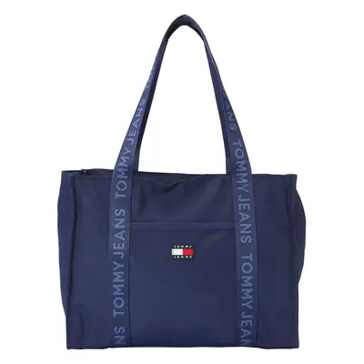 Tommy Jeans Shopper táska 'Ess' tengerészkék / vérvörös / fehér