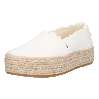 TOMS Espadrilles 'VALENCIA' fehér