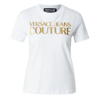 Versace Jeans Couture Póló arany / fehér