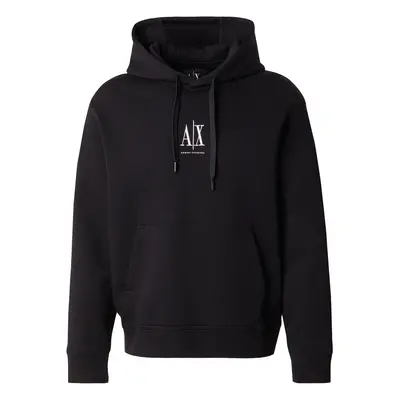 ARMANI EXCHANGE Tréning póló fekete / fehér