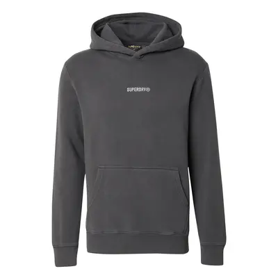 Superdry Tréning póló sötétszürke / fehér