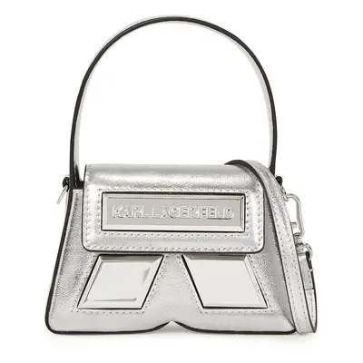 Karl Lagerfeld Kézitáska 'nano bag' ezüst