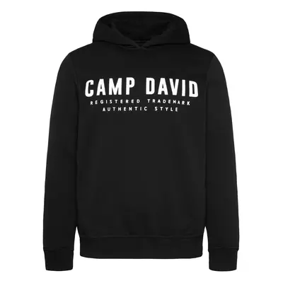 CAMP DAVID Tréning póló fekete / fehér