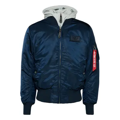 ALPHA INDUSTRIES Átmeneti dzseki 'MA-1 D-Tec' sötétkék / világosszürke / piros / fekete