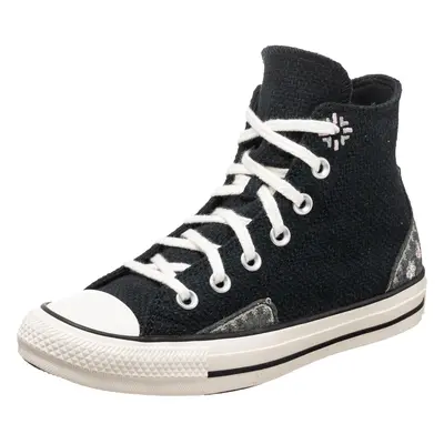 CONVERSE Magas szárú sportcipők 'Chuck Taylor All Star' sárga / szürke / fekete / fehér