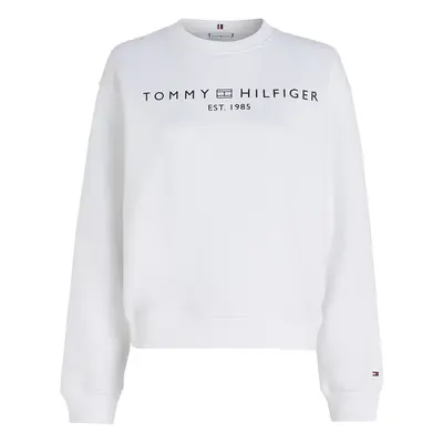 TOMMY HILFIGER Tréning póló fekete / fehér