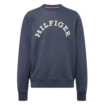 TOMMY HILFIGER Tréning póló tengerészkék / fehér