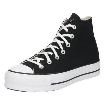 CONVERSE Magas szárú sportcipők 'Chuck Taylor All Star' fekete / fehér