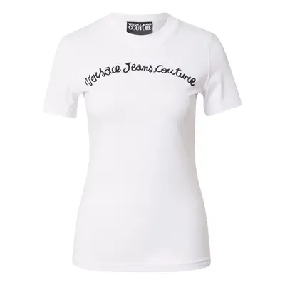 Versace Jeans Couture Póló fekete / fehér