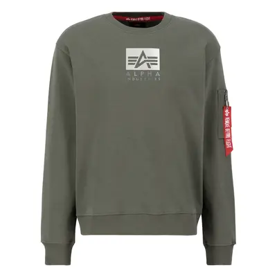 ALPHA INDUSTRIES Tréning póló khaki / fehér