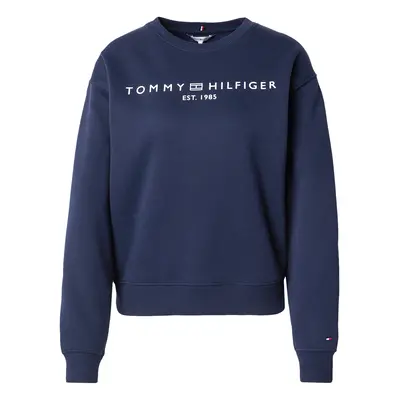 TOMMY HILFIGER Tréning póló tengerészkék / fehér