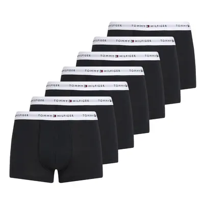 TOMMY HILFIGER Boxeralsók világosszürke / piros / fekete / fehér