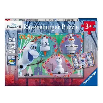 Ravensburger - Olaf a kedvenc puzzle 2 x 12 db-os