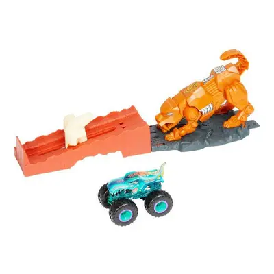 Hot Wheels Monster Trucks Bestia pályaszett - Sabretooth showdown