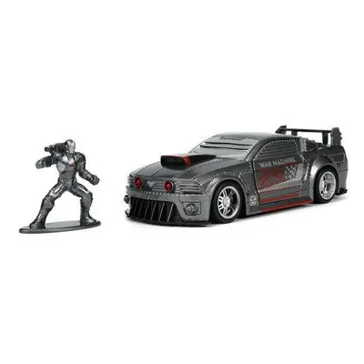 Marvel - War Machine 2006 Ford Mustang fém nyitható ajtókkal és War Machine figurával 1:32