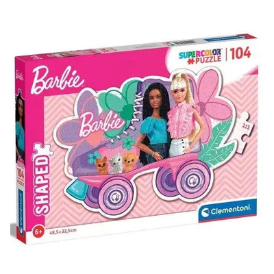 Clementoni Barbie görkorcsolya supercolor 104 db-os puzzle