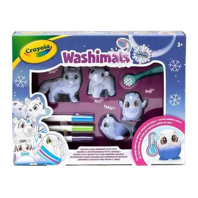 Crayola Washimals: Jégvilág játékszett színváltós állatkákkal