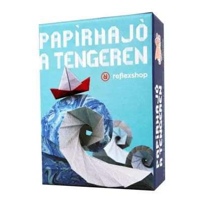 Papírhajó a tengeren