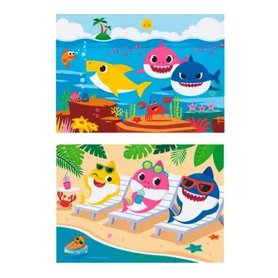 Baby Shark 2x20 db-os puzzle - Clementoni