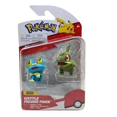 Pokémon figura szett - Axew & Froakie 5 cm