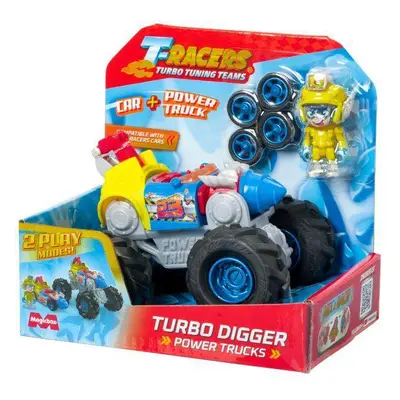 T-Racers: 2 az 1-ben szuperterepjáró figurával - Turbo digger