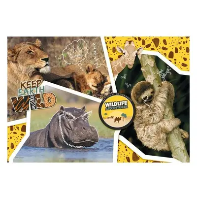 Vadvilág kutató 104 db-os puzzle - Clementoni National Geographic Kids