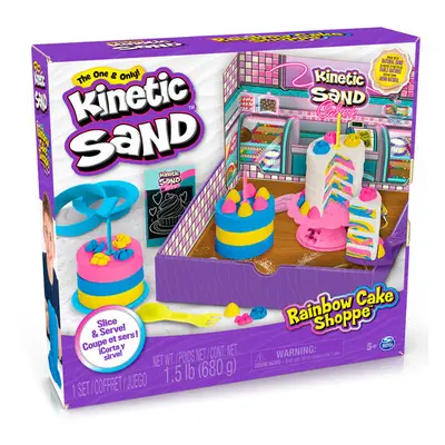 Kinetic Sand homokgyurma szett - Szivárvány cukrászda