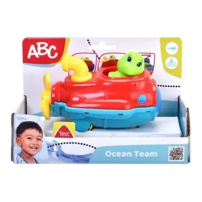 ABC - Ocean Team Hajó fürdőjáték állatokkal - teknős